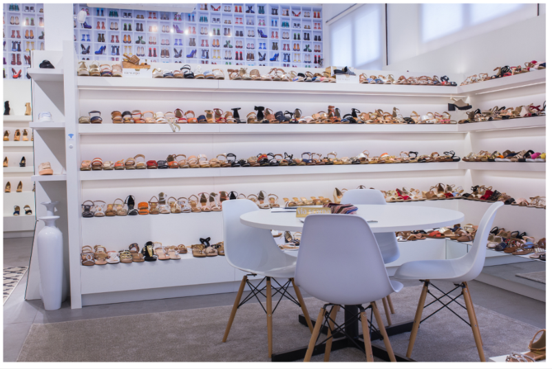 Interior do showroom